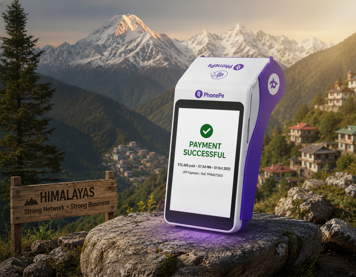 PhonePe Smart POS - Built for the Himalayas